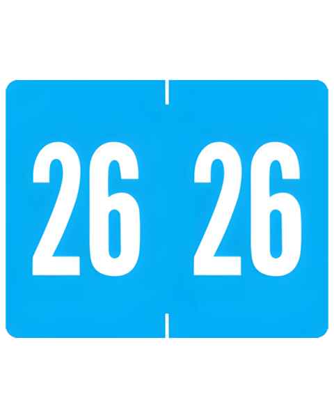 Arden Label A1309-26-T3 Tab 1309 Compatible A1309 Series2026 Year Labels - Size 1
