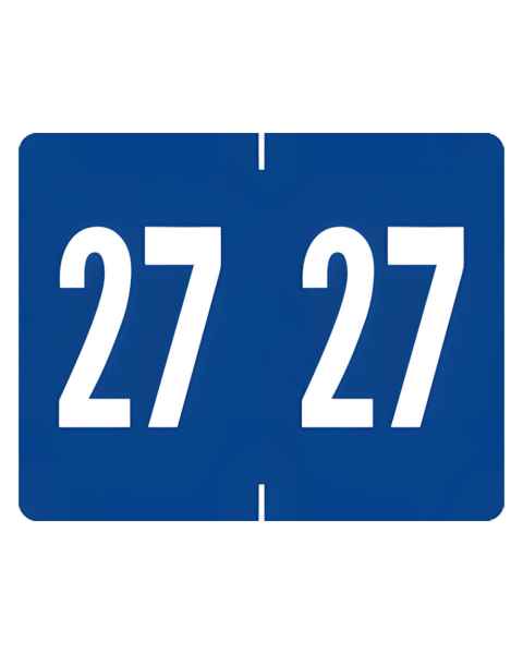 2027 Year Labels - Tab 1309 Compatible A1309 Series - Size 1