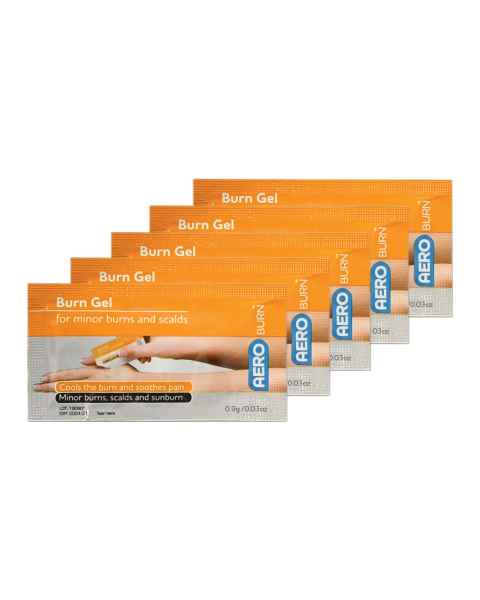AERO Healthcare AB0905B AeroBurn&trade; Burn Gel Packet, 0.9 g - Pack of 5