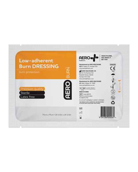 AERO Healthcare ABDS75 AeroBurn&trade; Low-Adherent Burn Dressing