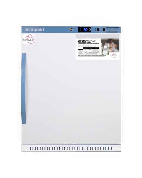Accucold MOMCUBE&reg; ADA Height Built-In Breast Milk Refrigerator - 6 Cubic Feet