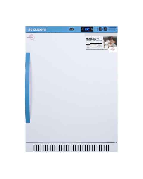 Accucold MOMCUBE&reg; ADA Height Freestanding Breast Milk Refrigerator - 6 Cubic Feet