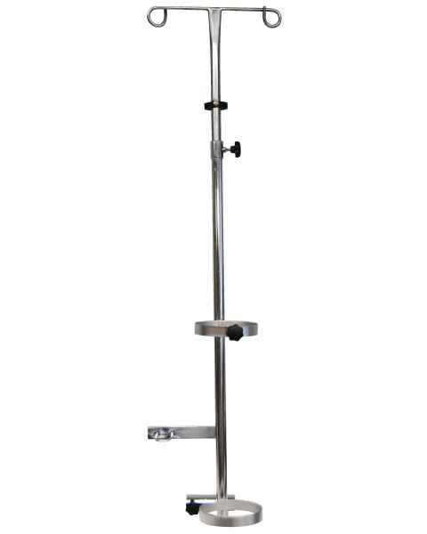 IV Pole & Oxygen Tank Holder Combo for Non-Magnetic Wheelchair