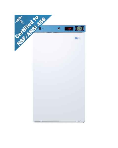 Accucold ACR31WNSF456 ACR Series Compact All-Refrigerator with NSF/ANSI 456 Certification, 3 Wire Shelves, Right Handle Solid Door, 3.17 Cubic Feet - Front View