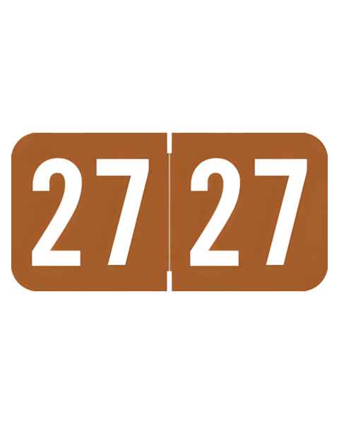 2027 Year Labels - ACME/S&W Compatible ACYM Series - Size 3/4