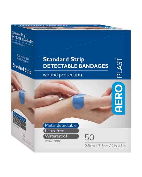 AERO Healthcare AD1050US AeroPlast™ Detectable X-Wide Strip Bandages