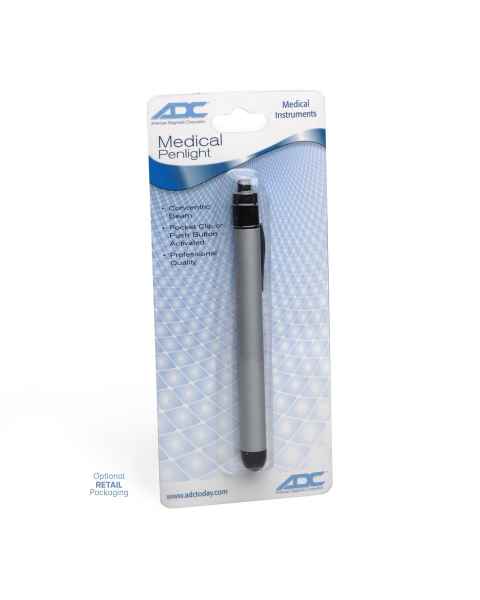 ADC METALITE™ 352 Reusable Medical Penlight - Disposable Packaging (Penlight Color Shown is Not Available)