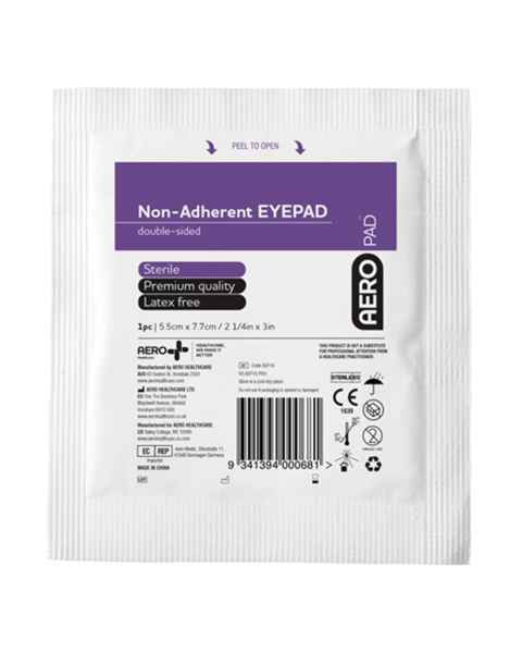 AERO Healthcare AEP1S AeroPad&trade; Non-Adherent Eye Pad - Sachet