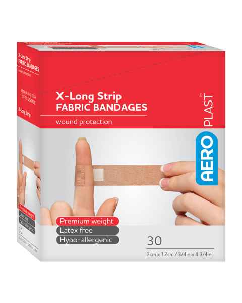 AERO Healthcare AFPX501 AeroPlast&trade; Fabric X-Long Strip Bandages