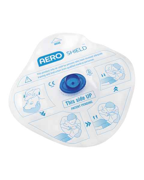 AERO Healthcare AFS001US AeroShield&trade; Disposable CPR Face Shield - Clear Bag