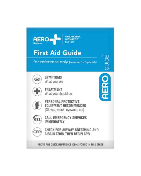 AERO Healthcare AGG001 AeroGuide&trade; First Aid Guide