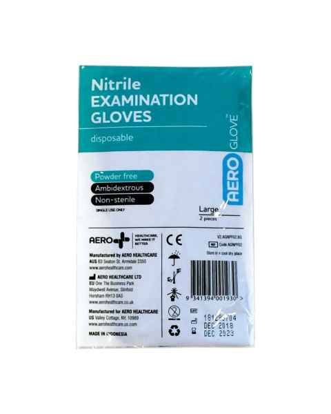 AERO Healthcare AGNPF02 AeroGlove&trade; Powder-Free Nitrile Glove