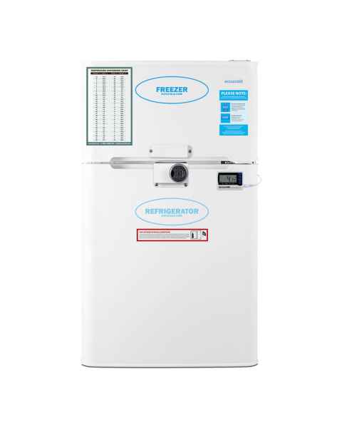 Accucold AGP34RFLCALADA ADA Height General Purpose Refrigerator-Freezer Combination, 3.2 Cubic Feet - Front View