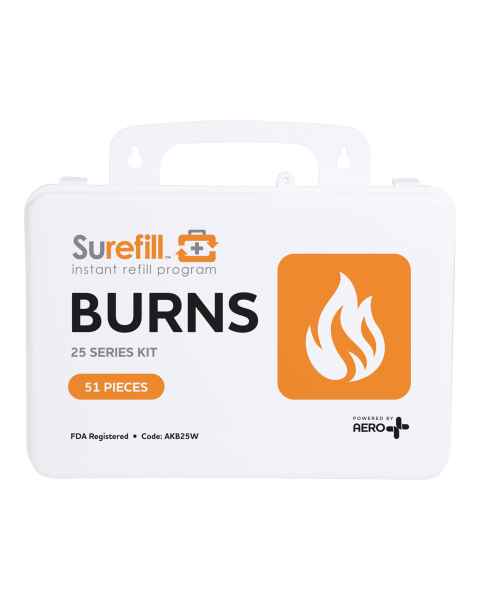AERO Healthcare AKB25W SureFill® 25 Series Burn Kit, Weatherproof - Front View