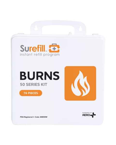AERO Healthcare AKB50W SureFill® 50 Series Burn Kit, Weatherproof - Front View