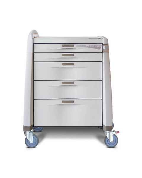 Capsa AM-PT-INT-KEY Avalo Procedure/Treatment Cart - Intermediate Height, Key Lock