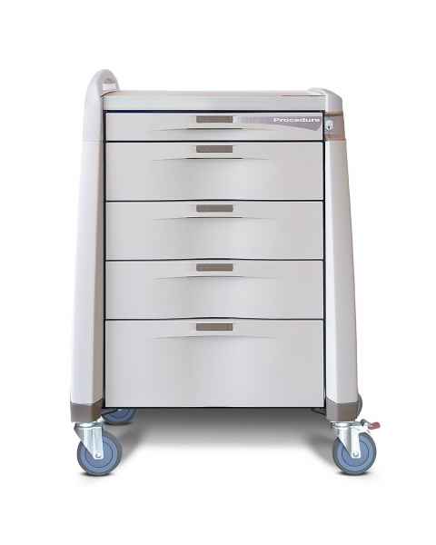 Capsa AM-PT-STD-KEY Avalo Procedure/Treatment Cart - Standard Height, Key Lock