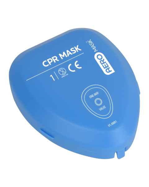 AERO Healthcare AM01 AeroShield&trade; CPR Mask with Gloves - Hardshell Case