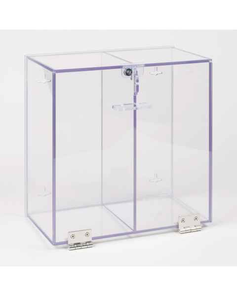 Poltex AMBUBAG14714-W Emergency Airway Procedure Storage Box, 14" W x 7" D x 14" H - Wall Mount