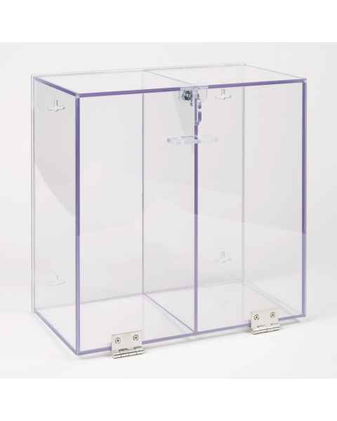 Poltex AMBUBAG16816-W Emergency Airway Procedure Storage Box, 16" W x 8" D x 16" H - Wall Mount