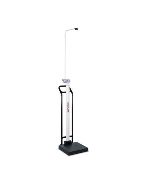 DETECTO APEXH-SH-AC apex® Digital Clinical Scale with Sonar Height Rod, Non-Medical-Grade AC Adapter, and Handrail