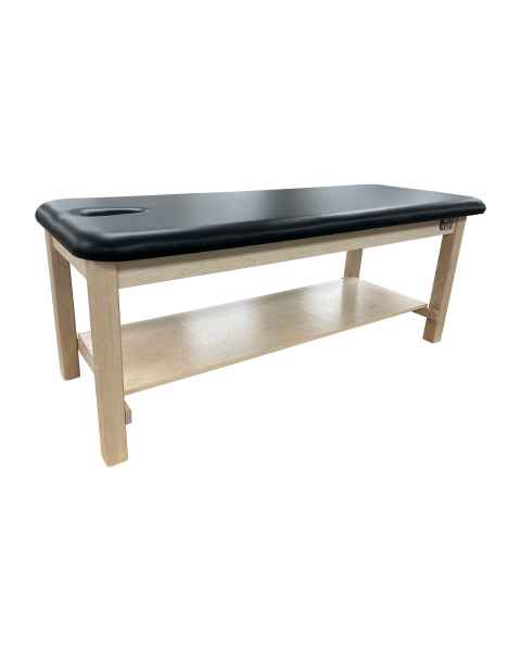 Pivotal Health Solutions APF-3078 Premier Wood Treatment Table, Flat Cushion - with Nose Hole and Bottom Shelf (Nose Hole and Bottom Shelf are Sold Separately)