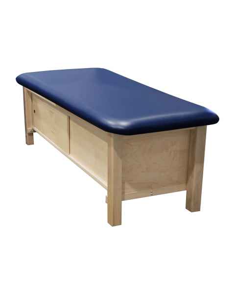 Pivotal Health Solutions APFC-3078 Premier Wood Treatment Table with Enclosed Cabinet - Flat Cushion