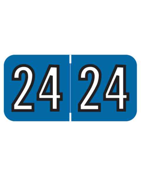 2024 Year Labels - Amerifile Compatible - Size 3/4" H x 1 1/2" W