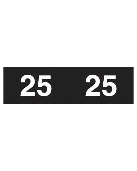 2025 Year Labels - Ames Compatible ASYP Series - Size 1/2" H x 1 3/4" W