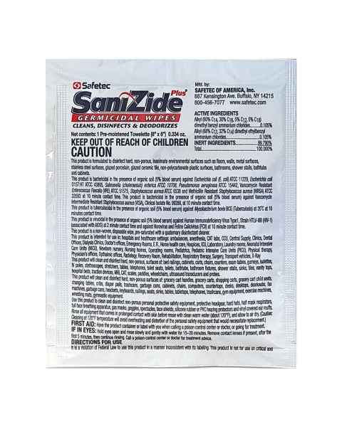 AERO Healthcare AW9100 SaniZide Germicidal Wipes
