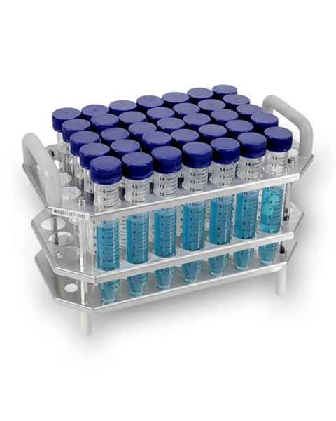 Benchmark Scientific B2000-4-T150 Test Tube Rack for 41 x 15 mL Tubes (Tubes are Sold Separately)