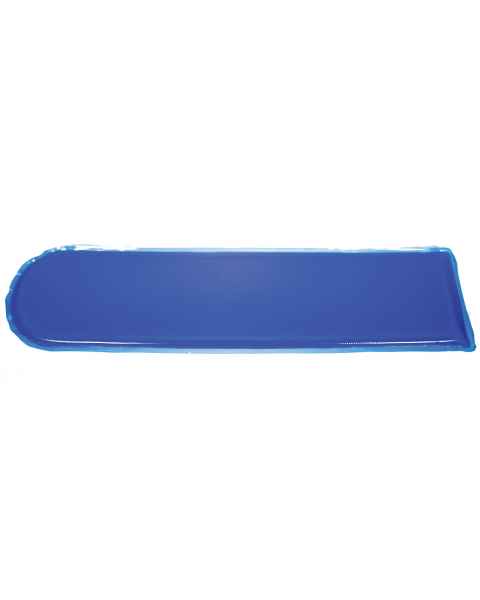 BD2235 Blue Diamond Gel Full Size Armboard Pad with Rounded End - 26"L x 6"W X .25"H