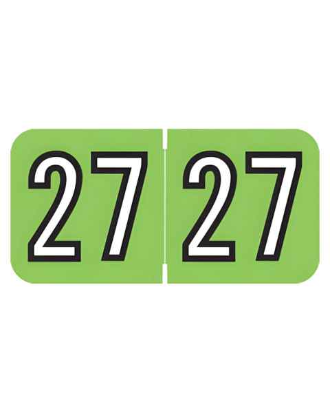 2027 Year Labels - Barkley Compatible BKYM Series - Size 3/4
