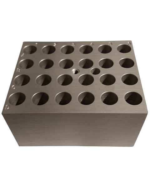 Block For Digital Dry Bath - 24 x 1.5ml or 2ml Tubes