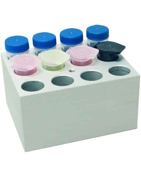 Block For 12 x 5.0mL Centrifuge Tubes (17mm Diameter)