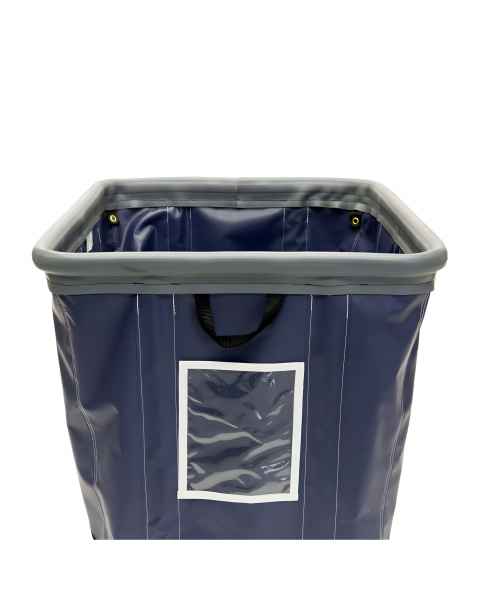 R&B Wire BT/CLEARPOCKET Clear Sewn-on Pocket for Vinyl Basket Truck - Installed (Vinyl Basket Truck is Sold Separately)