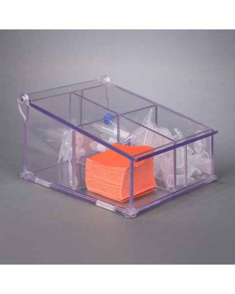 Poltex BTSYSBINSM Benchtop Stack System Bulk Bin - 5.77