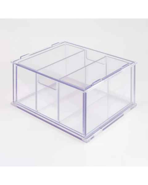 Poltex BTSYSLGDWRDIV5 Benchtop Storage System Large Drawer with Dividers