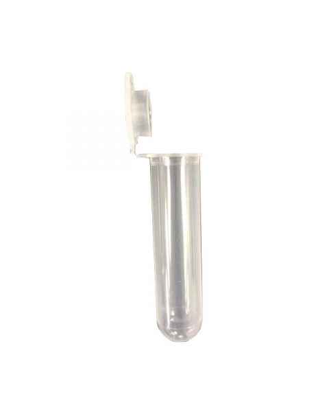 MTC Bio C2595-7 Non-Sterile 7mL Culture/Centrifuge Tube with Attached Cap - Polypropylene