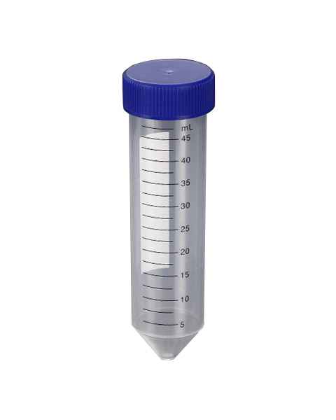 MTC Bio C2603-B 50mL Non-Sterile Centrifuge Tube with Flat Screw Cap - Bulk Bag