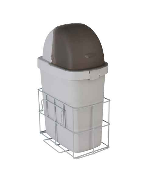 DETECTO CAMCWB Waste Bin with Accessory Rail for MobileCare Medical Carts