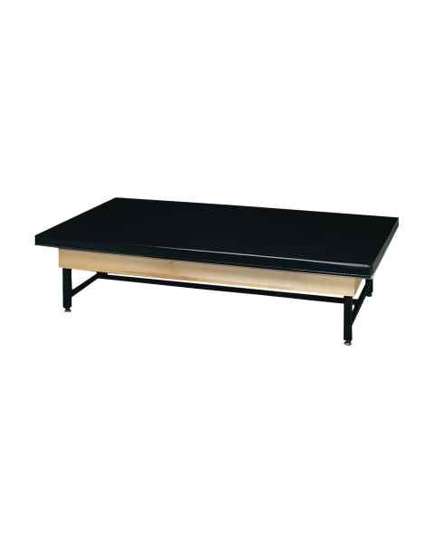 CanDo&reg; Economy Electric Hi-Lo Mat Platform Table with Upholstered Top