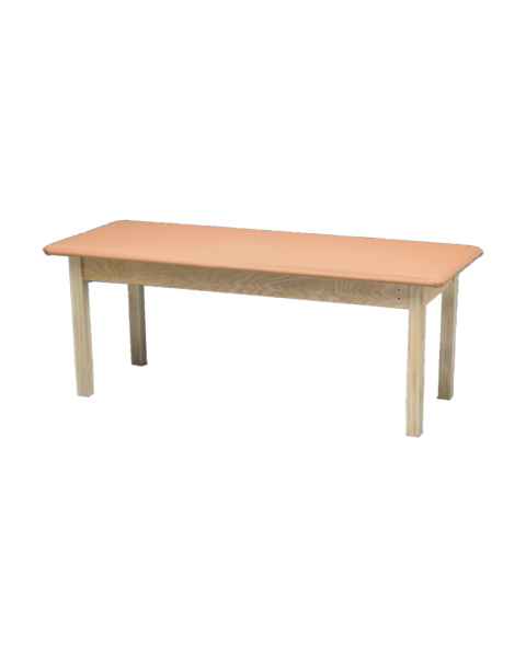 CanDo&reg; Fixed Height Hardwood Treatment Table with Flat Top