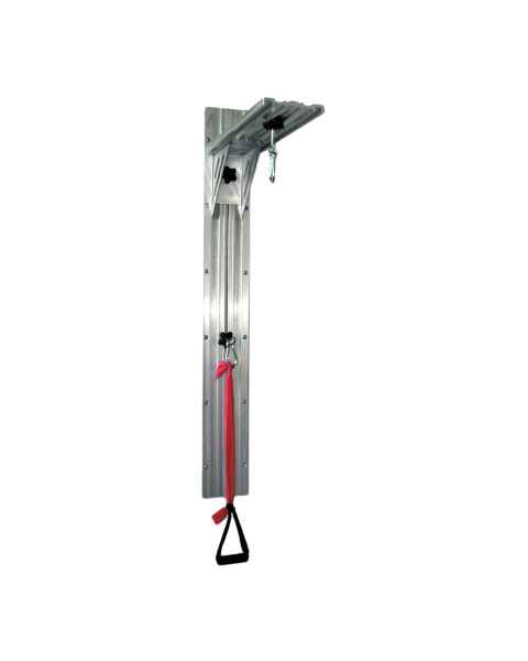 CanDo&reg; WalSlide&reg; Original 1.0 Exercise Station with Vertical Section and Horizontal Overhead Section (Resistance Band and Handle are Sold Separately, Mounting Screws are Not Included)