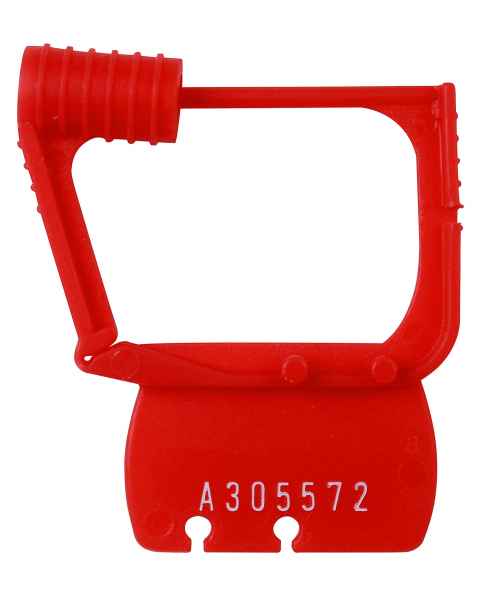DETECTO Red Plastic Seals - Individually Numbered for Rescue and Whisper Series Medical Carts