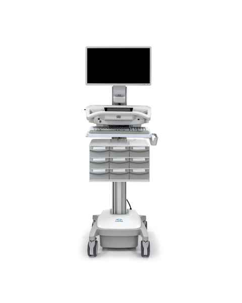 Capsa Trio™ Mobile Computing Workstation with MaxBin 3 Tier Storage (Monitor, Keyboard, and Mouse are Not Included)