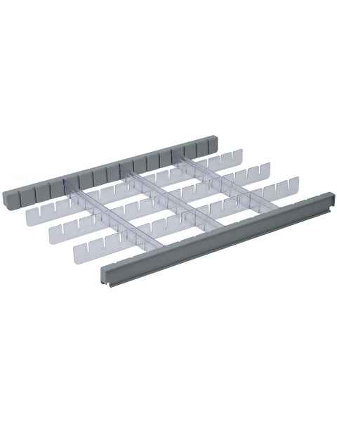DETECTO 3 Inch Drawer Divider Set for Rescue Series Medical Carts