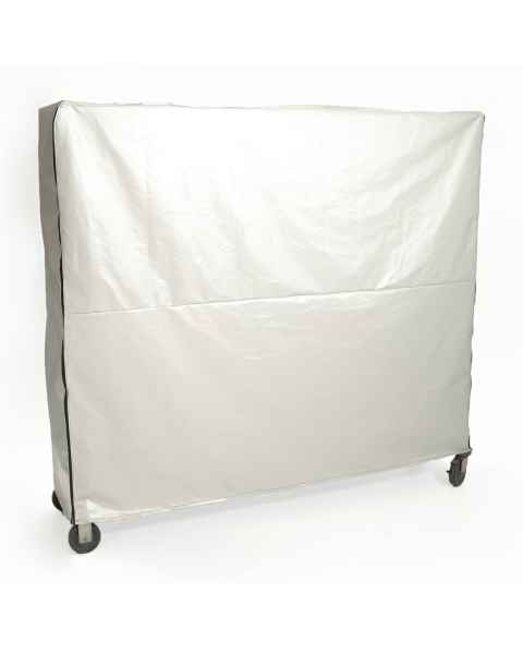 Casco C-Matt&trade; Medical Cart and Rack Cover with Zipper, Grey Bruin Vinyl (Cart is Not Included) 