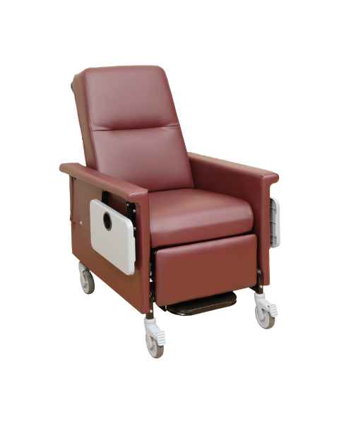Champion Healthcare Solutions CHS-566 and CHS-56P Classic 56 Series Bariatric Transport Recliner with Fixed Arms (Second Side Table and Cupholder are Sold Separately)