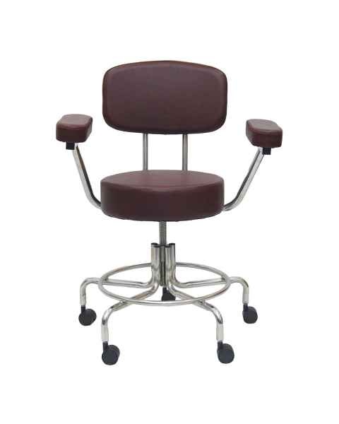 Creative Living Medical CHM8030-01MRI Non-Magnetic Stool with Rubber Tips, 15" to 21" Height Adjustable